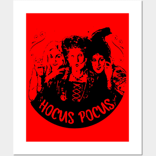 halloween it's just a bunch of hocus pocus squad Posters and Art